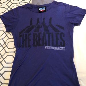 Junk food purple Beatles t-shirt